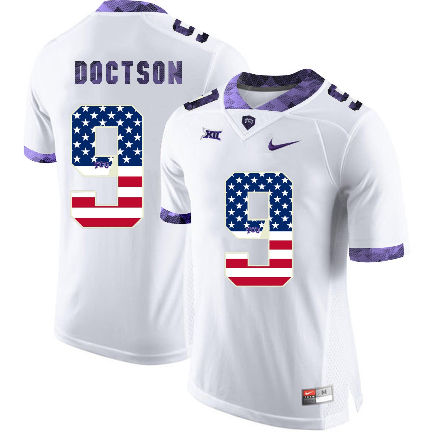 Josh Doctson TCU Horned Frogs white jersey