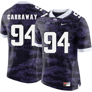 Josh Carraway TCU Horned Frogs purple Limited jersey