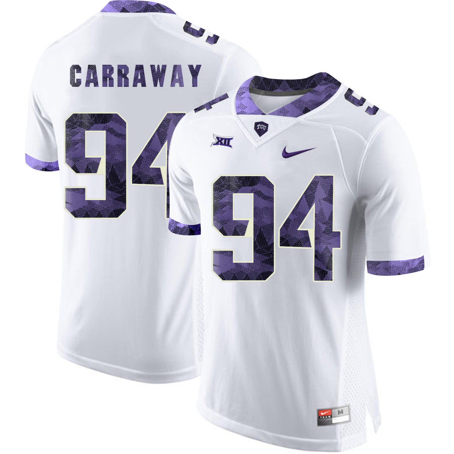 Josh Carraway TCU Horned Frogs white Limited jersey