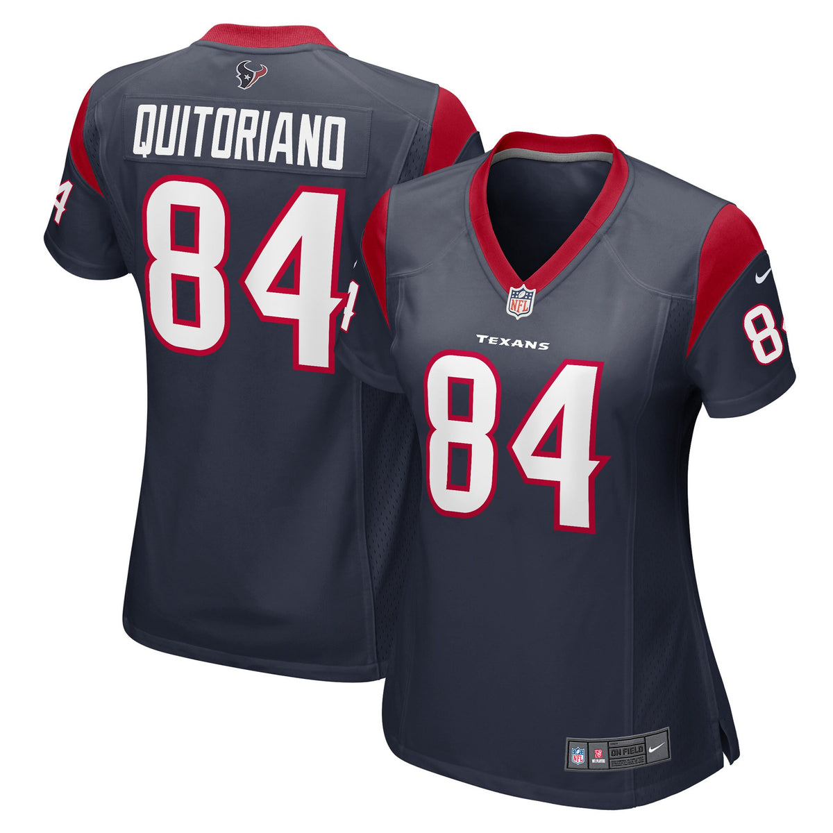 Teagan Quitoriano Houston Texans navy Game jersey