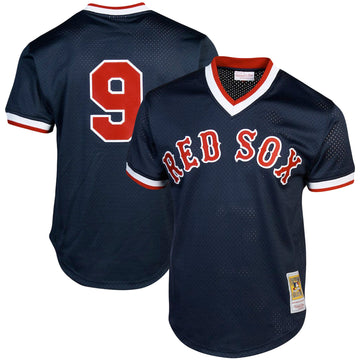 Ted Williams Boston Red Sox navy Cooperstown jersey