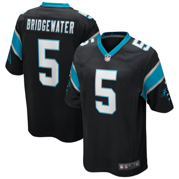 Teddy Bridgewater Carolina Panthers black Game jersey
