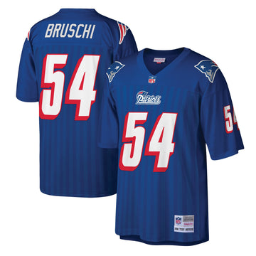 Tedy Bruschi New England Patriots royal jersey