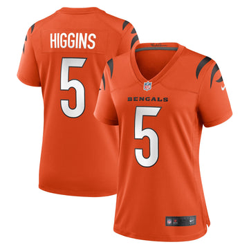 Tee Higgins Cincinnati Bengals orange Game jersey