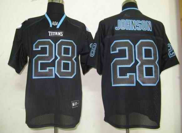 Custom Tennessee Titans black Shadow jersey