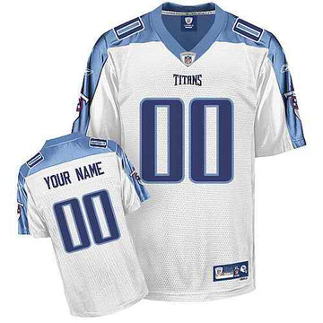 Custom Tennessee Titans white jersey