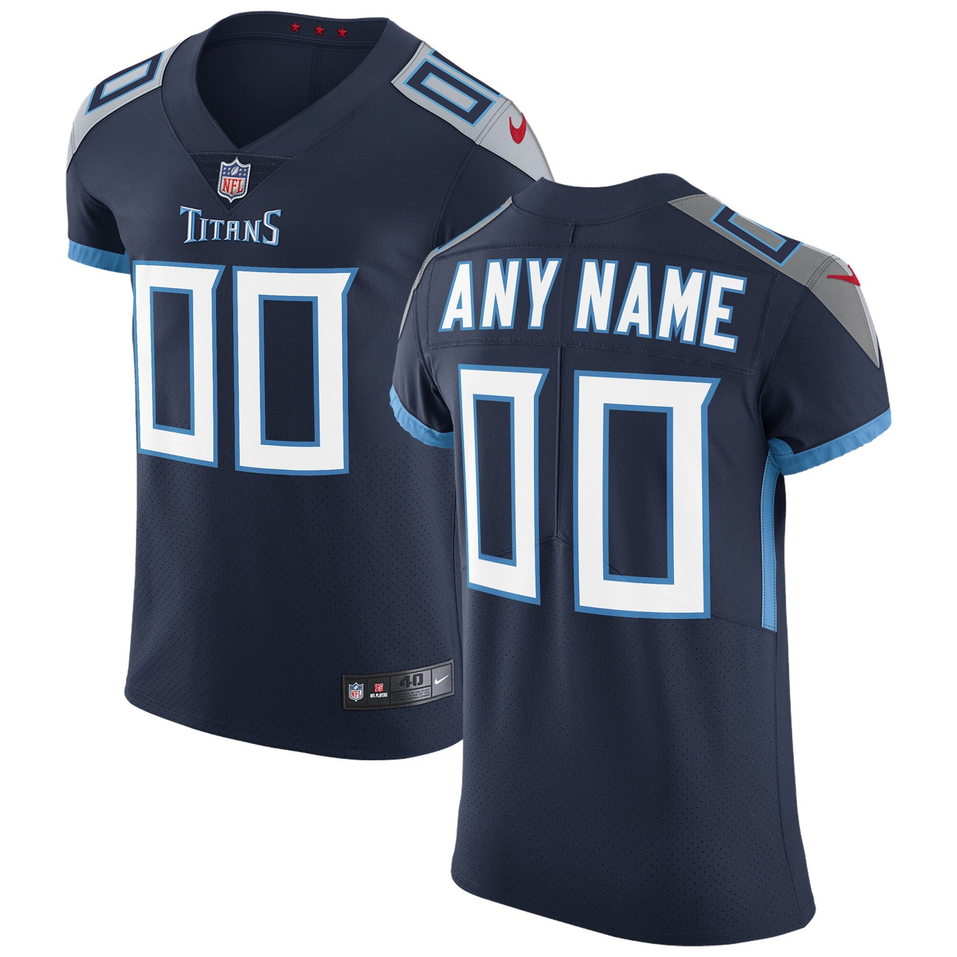 Tennessee Titans navy Vapor jersey