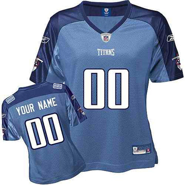 Custom Tennessee Titans blue jersey