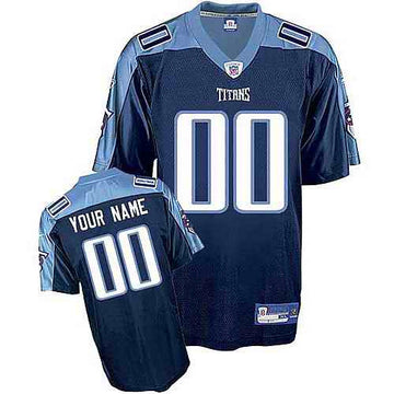 Custom Tennessee Titans blue jersey