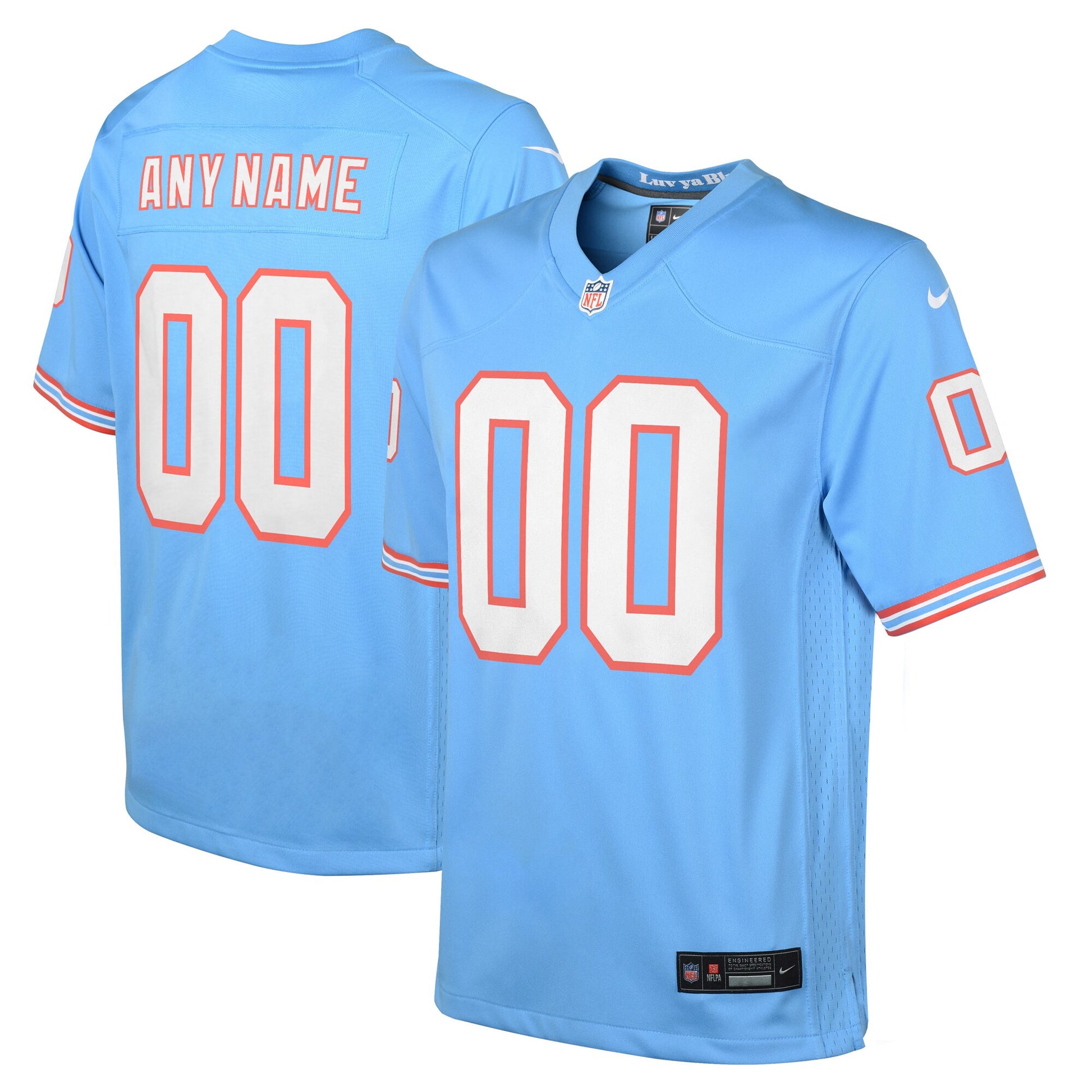 Tennessee Titans blue Throwback jersey