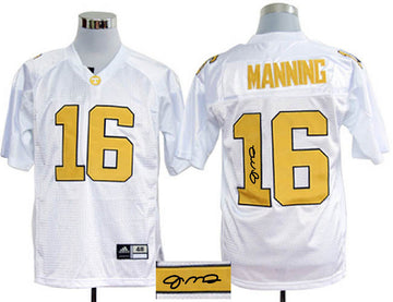Manning Tennessee Volunteers white jersey