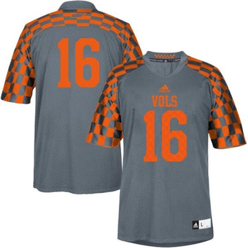 Peyton Manning Tennessee Volunteers grey jersey
