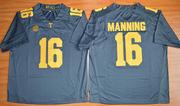 Peyton Manning Tennessee Volunteers grey jersey