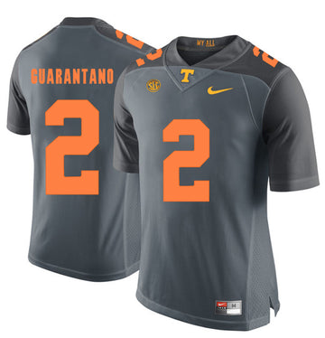 Jarrett Guarantano Tennessee Volunteers gray jersey