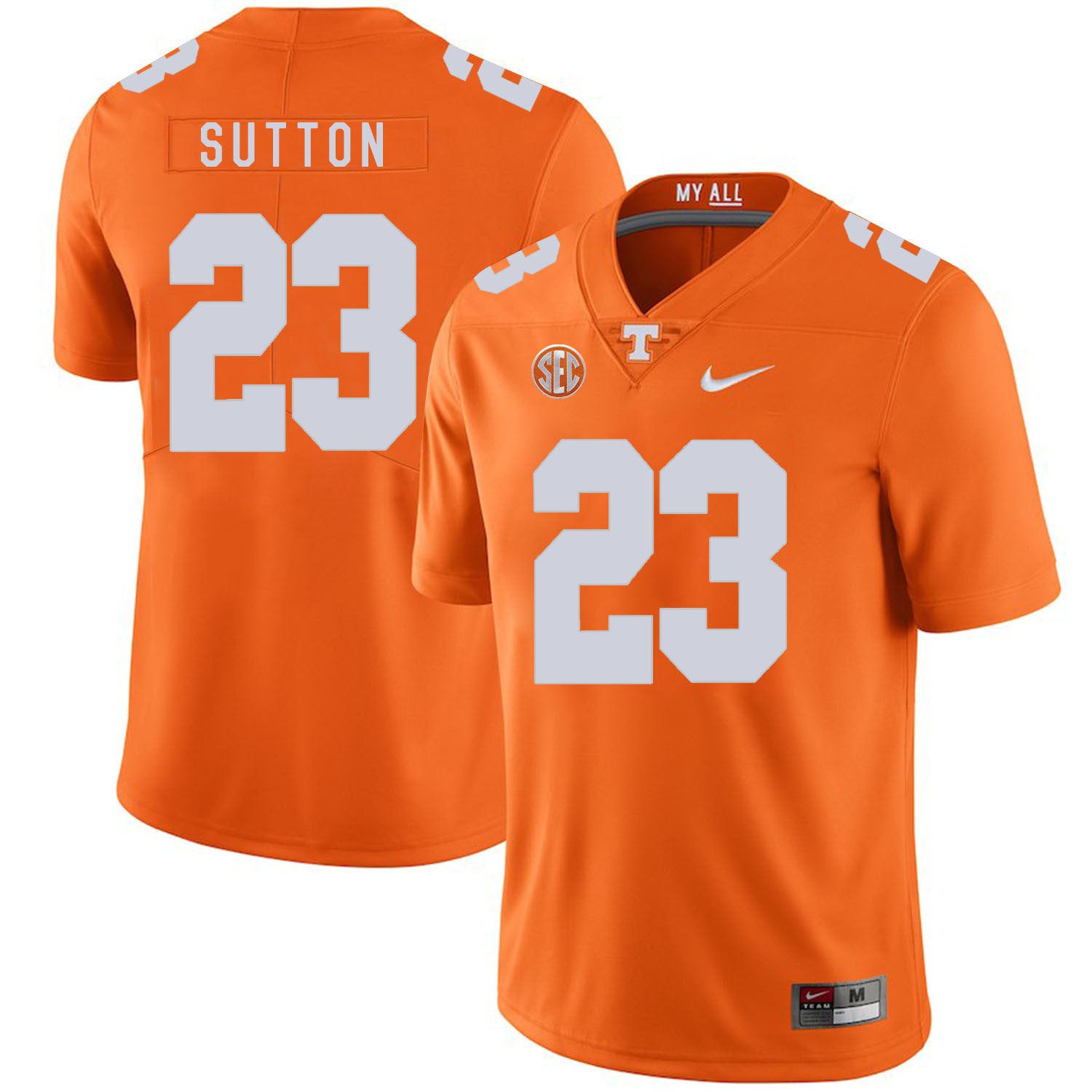 Cameron Sutton Tennessee Volunteers orange jersey