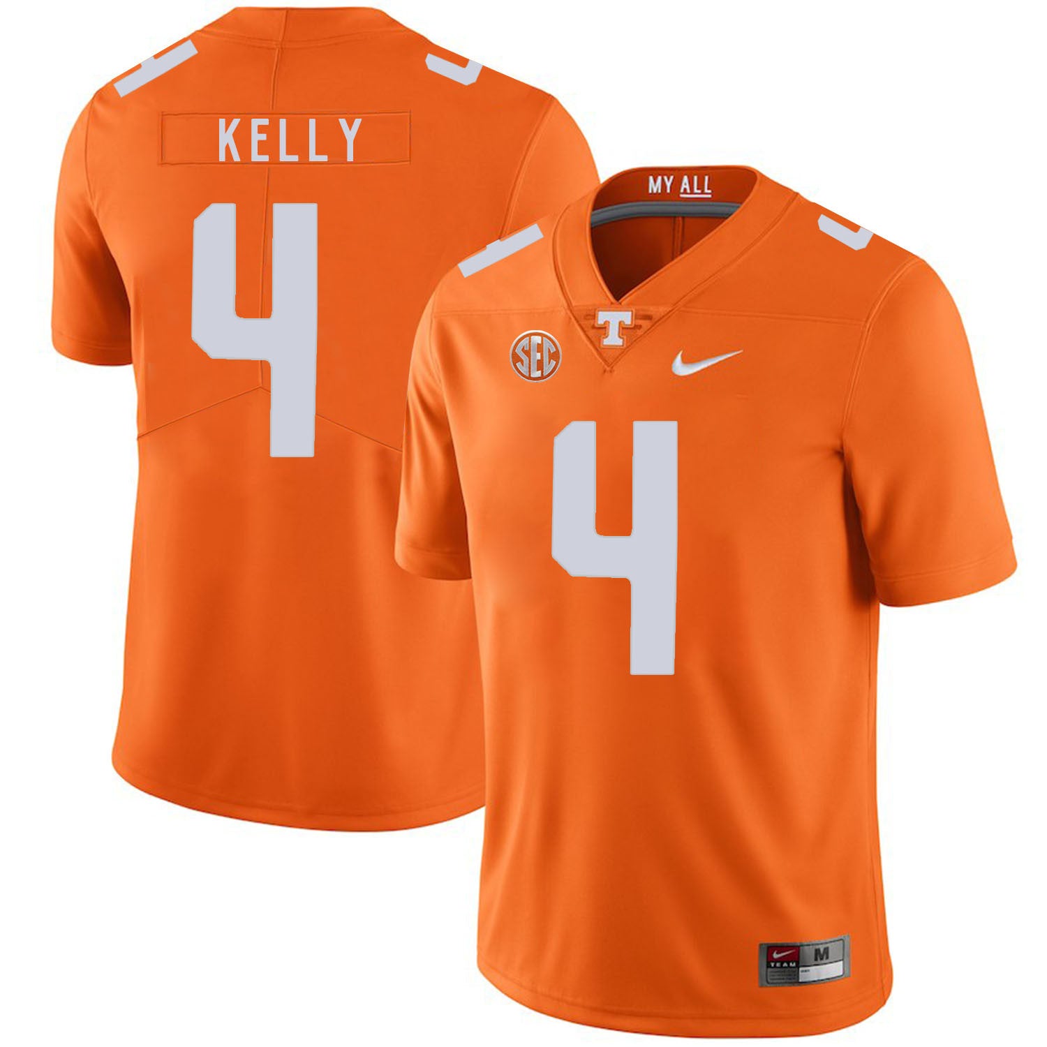 John Tennessee Volunteers orange jersey