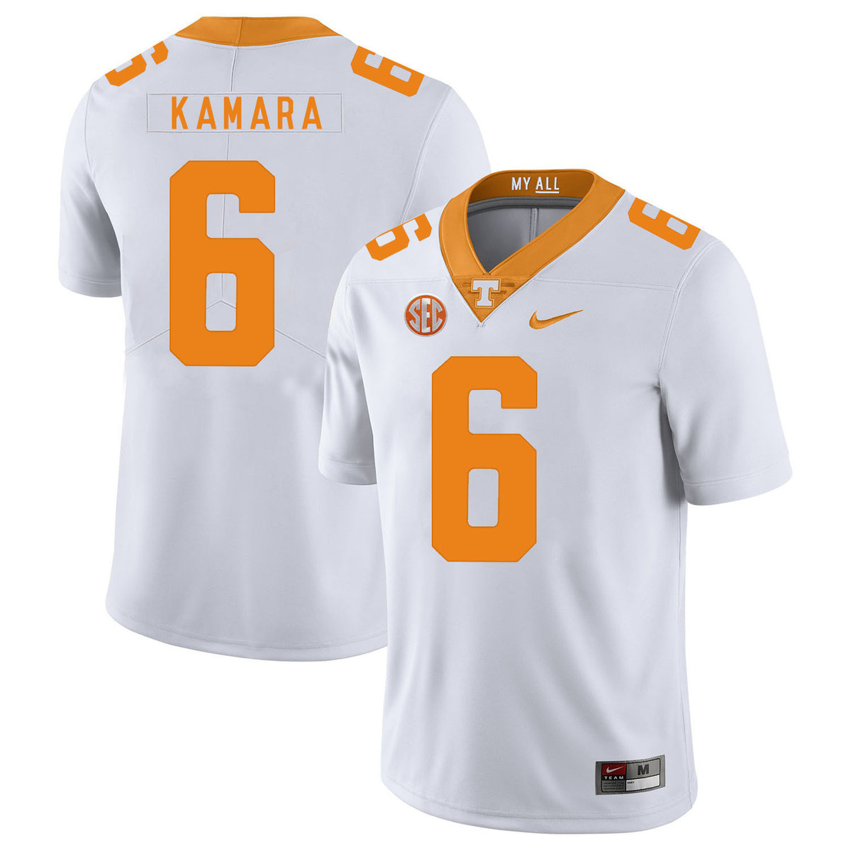 Alvin Kamara Tennessee Volunteers white jersey
