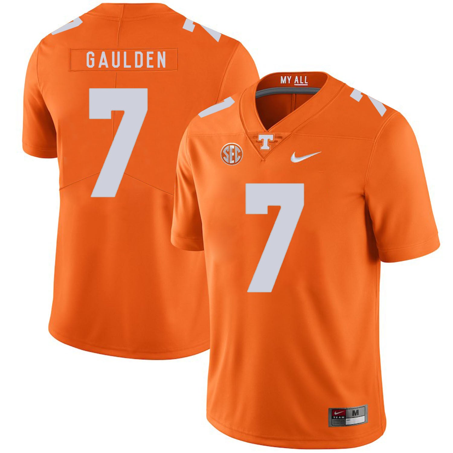 Rashaan Gaulden Tennessee Volunteers orange jersey