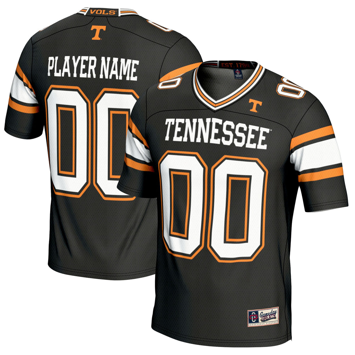 Tennessee Volunteers black jersey