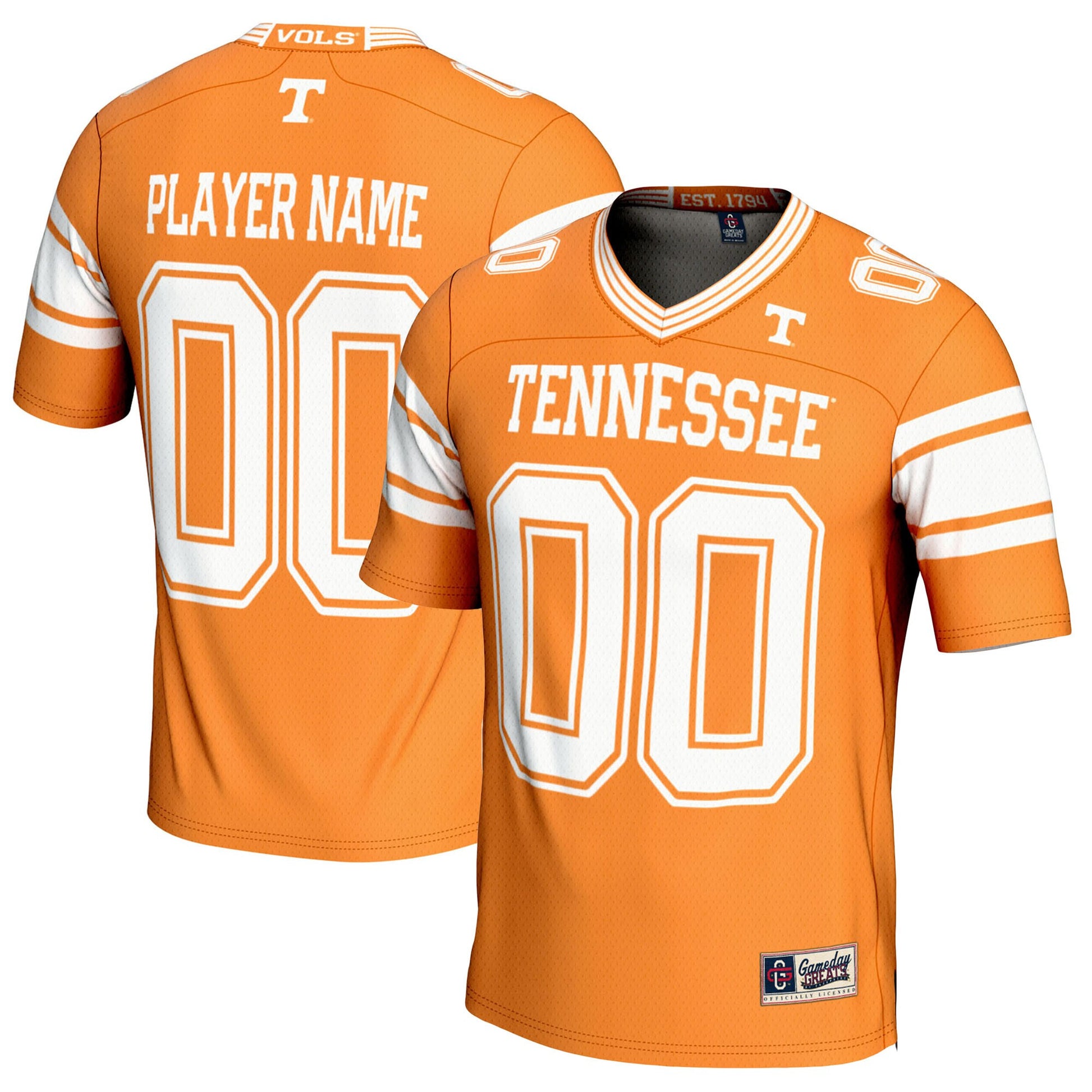 Tennessee Volunteers orange jersey