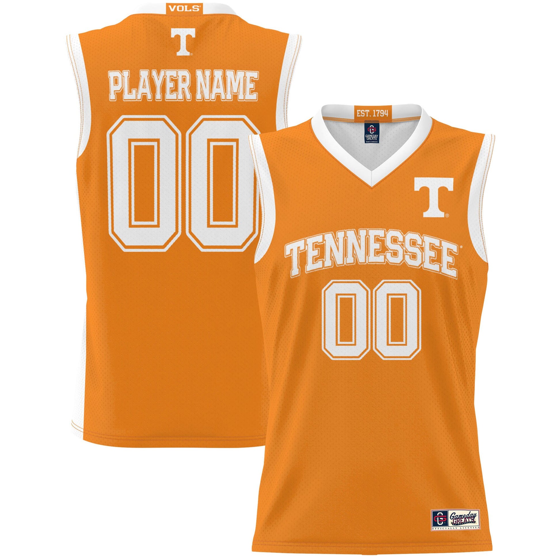 Tennessee Volunteers orange jersey