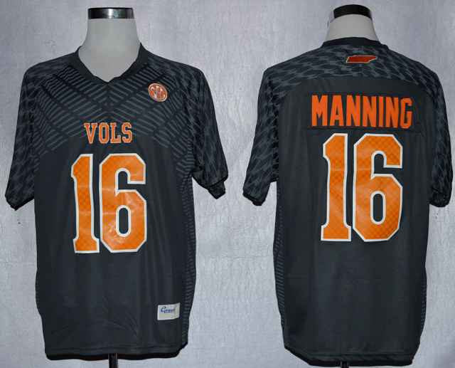 Peyton Manning Tennessee Volunteers black jersey