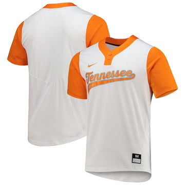 Two-button Softball Tennessee Volunteers white jersey