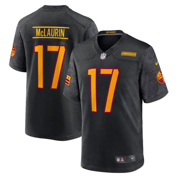 Terry Mclaurin Washington Commanders black Game jersey