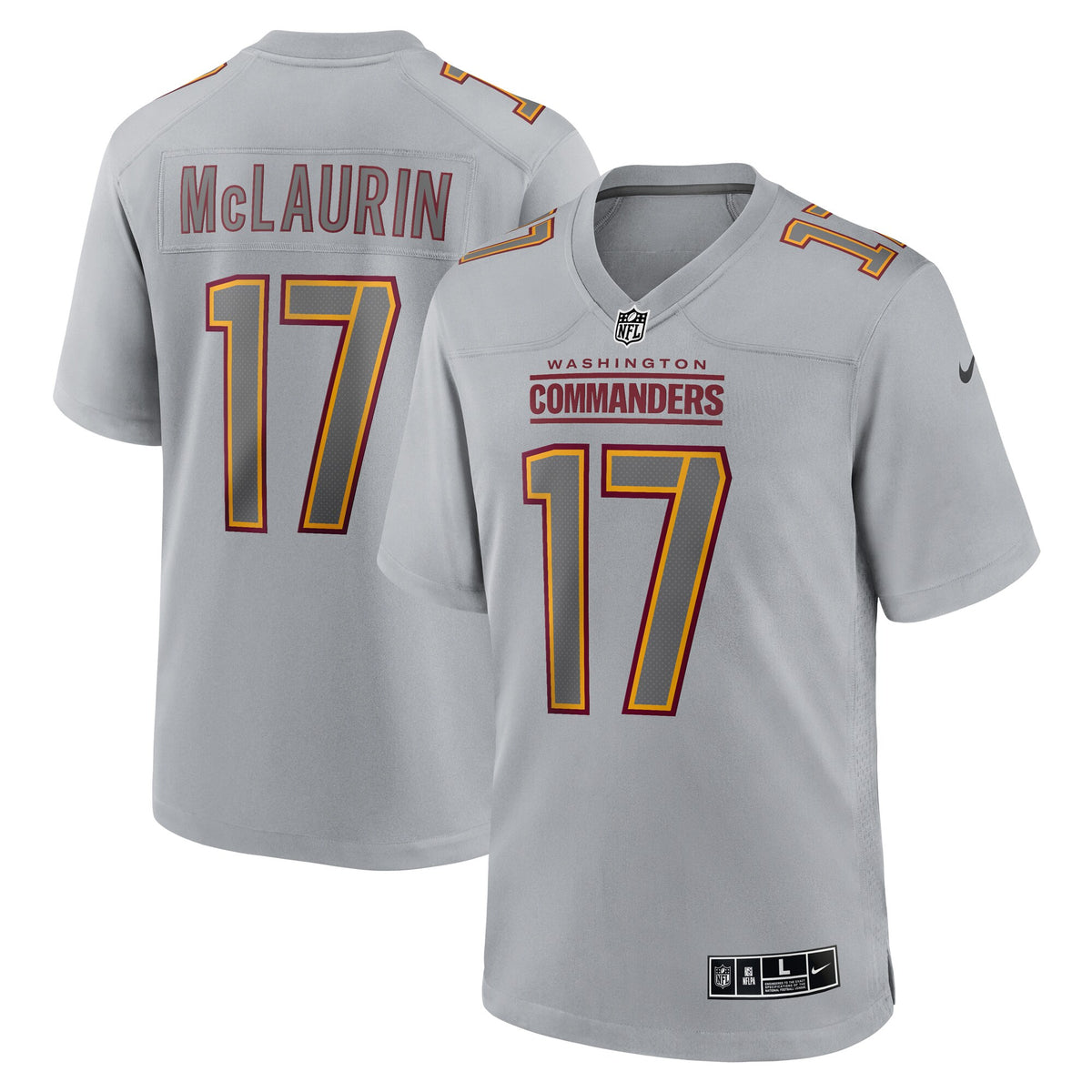 Terry Mclaurin Atmosphere Washington Commanders gray Fashion jersey