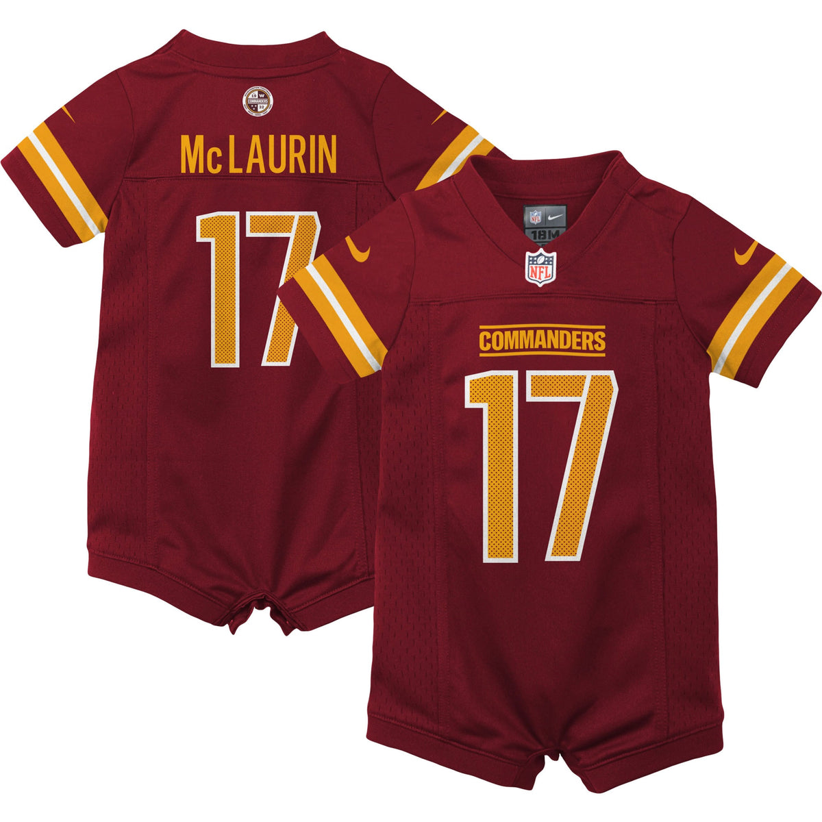 Terry Mclaurin Newborn Washington Commanders burgundy Game jersey