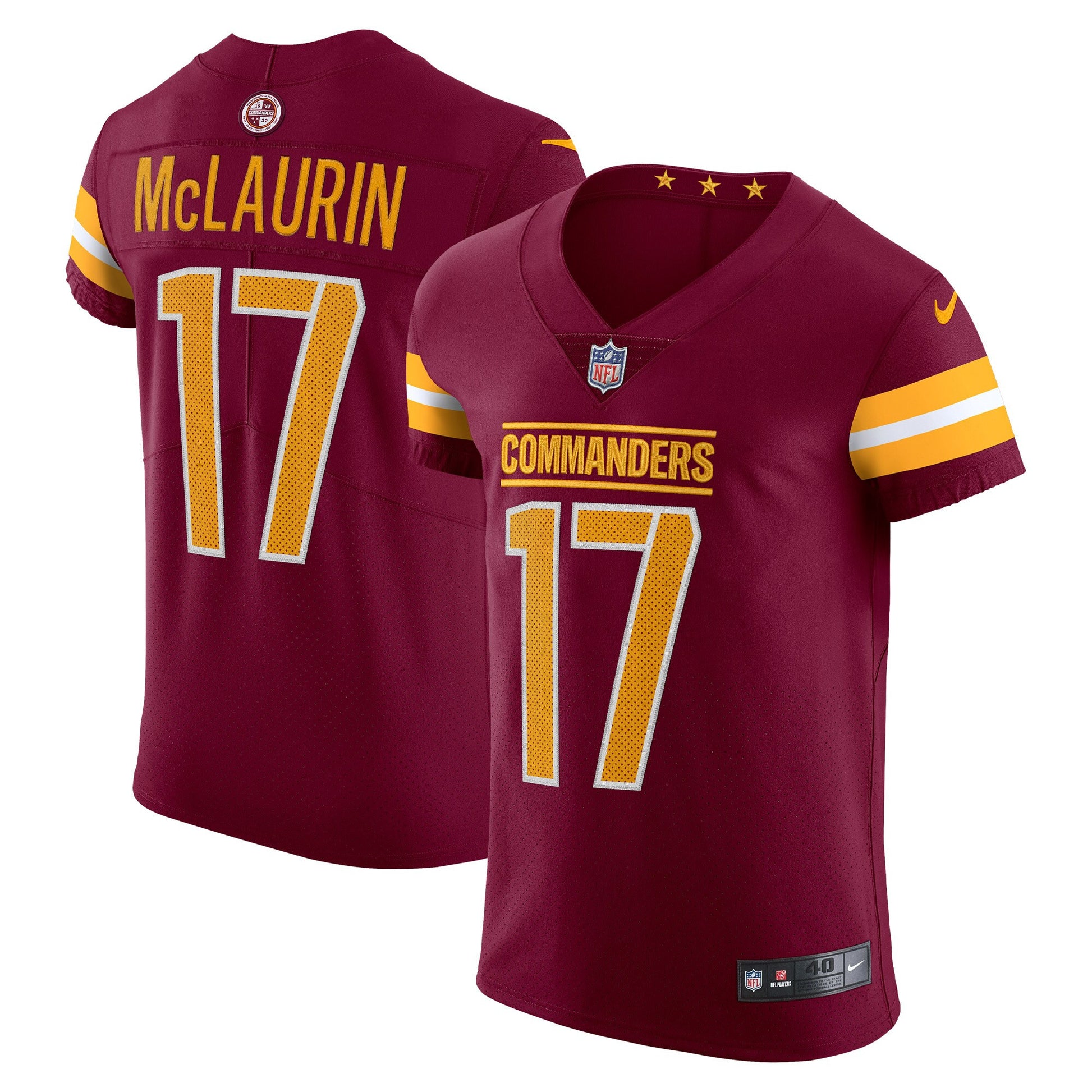 Terry Mclaurin Washington Commanders burgundy Vapor jersey