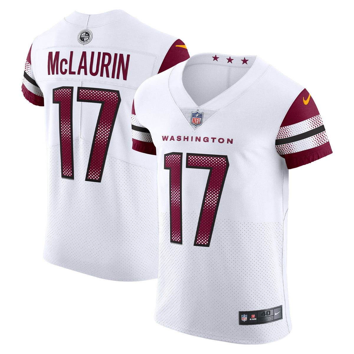 Terry Mclaurin Washington Commanders white Vapor jersey