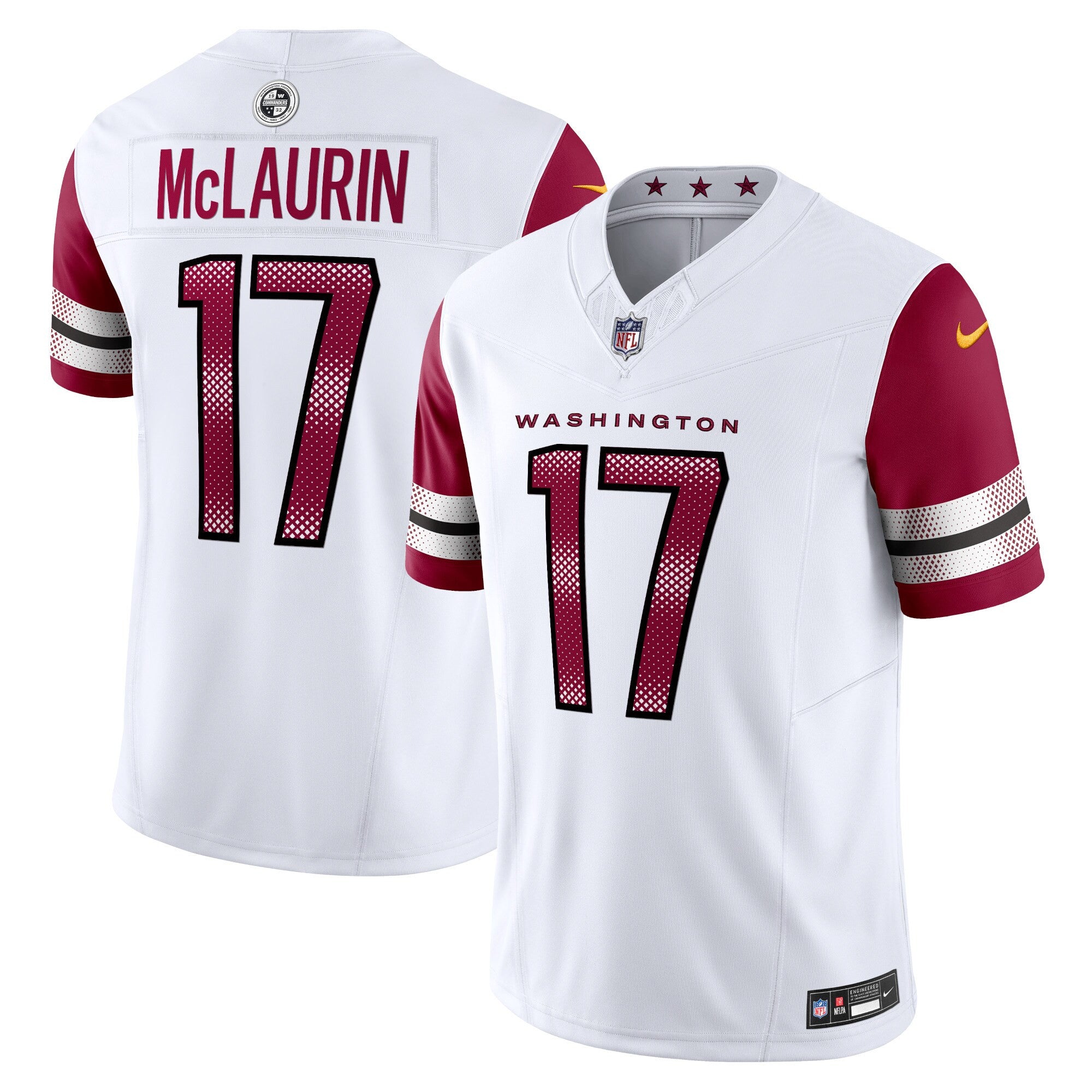 Terry Mclaurin Washington Commanders white Vapor jersey