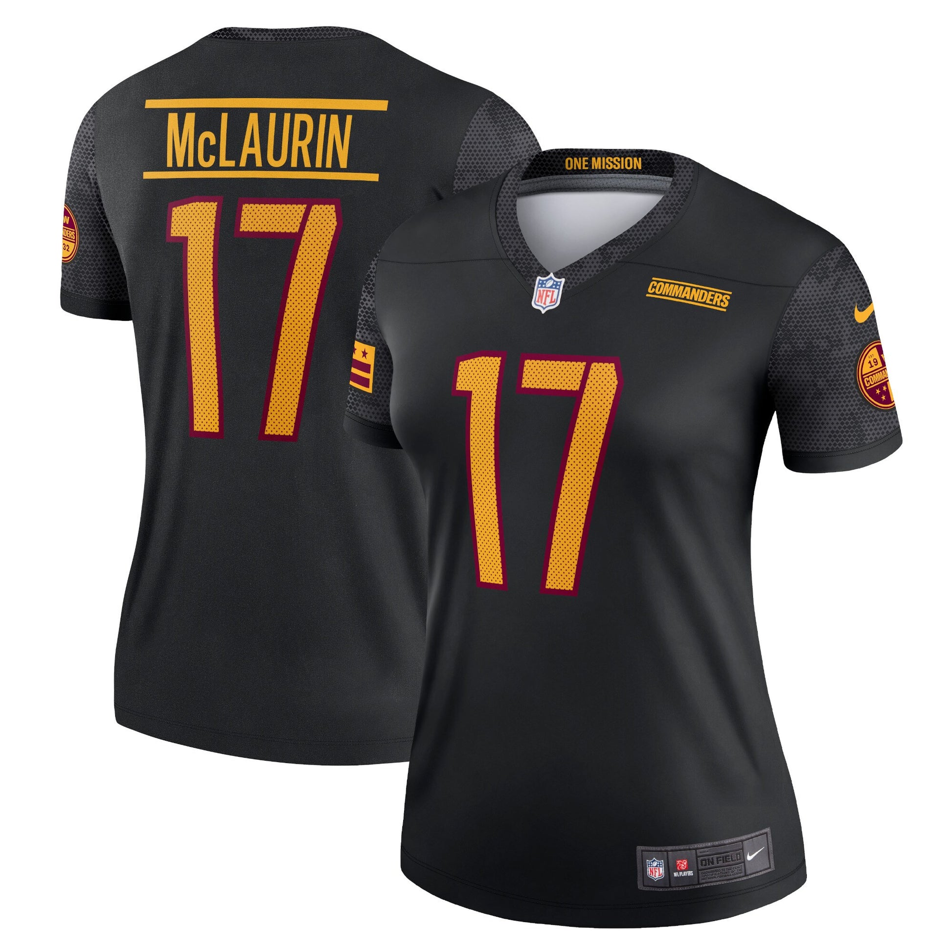 Terry Mclaurin Washington Commanders black Legend jersey