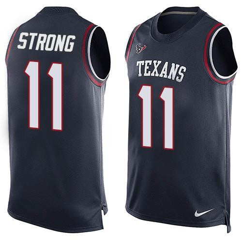 Jaelen Strong Houston Texans navy Limited jersey