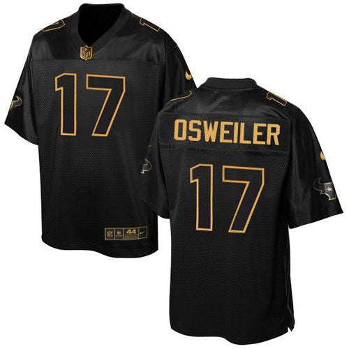 Brock Osweiler Houston Texans black Pro Line jersey