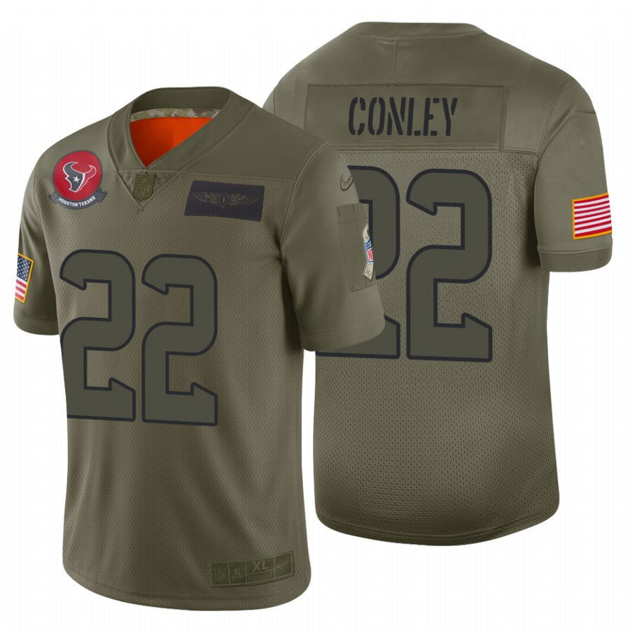 Gareon Conley Houston Texans camo Salute To Service jersey