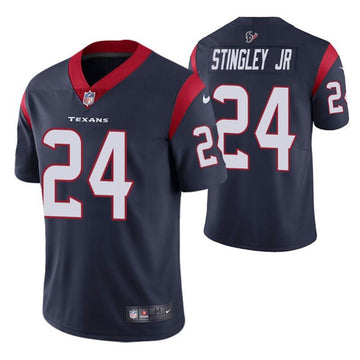 Derek Stingley Jr Houston Texans navy Vapor jersey