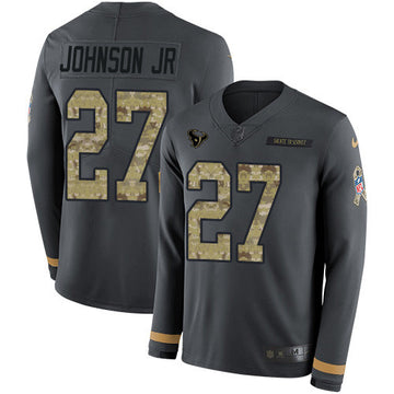 Duke Johnson Jr Houston Texans anthracite Salute To Service jersey