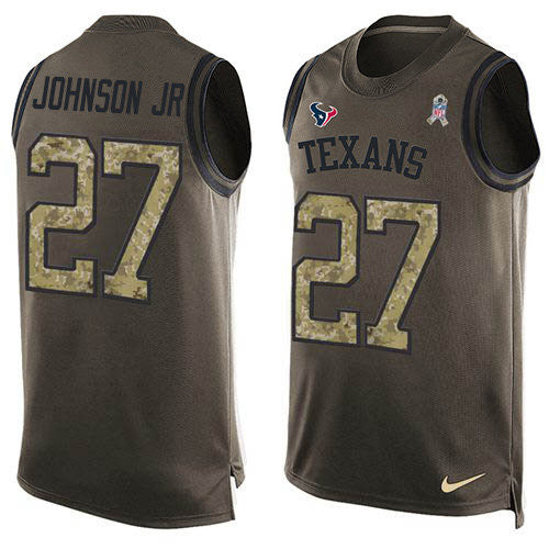 Duke Johnson Jr Houston Texans green Salute To Service jersey