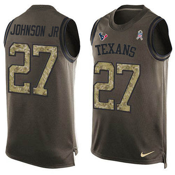 Duke Johnson Jr Houston Texans green Salute To Service jersey