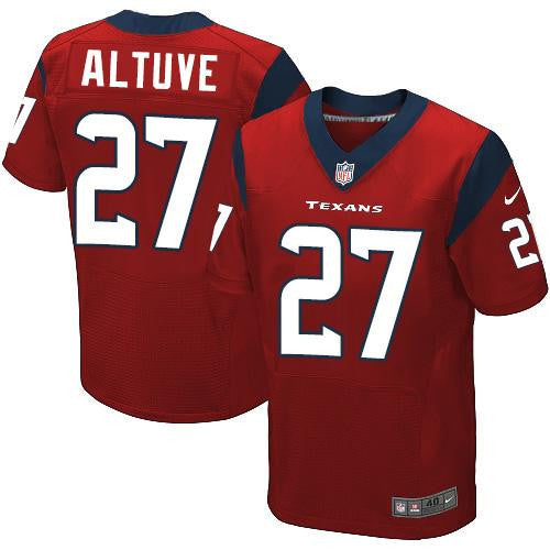 Jose Altuve Houston Texans red Elite jersey