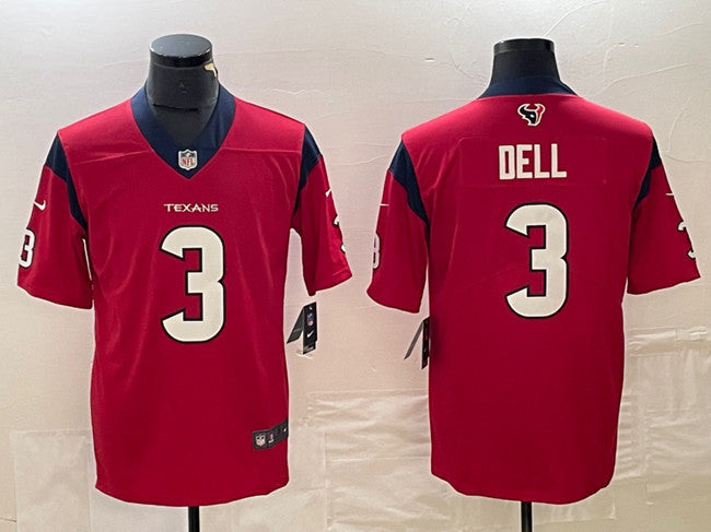 Tank Dell Houston Texans red Untouchable jersey
