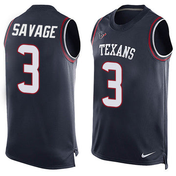 Tom Savage Houston Texans navy Limited jersey
