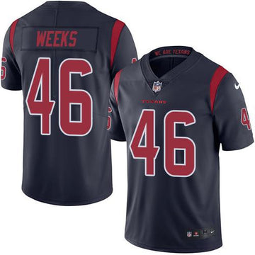 Jon Weeks Houston Texans navy Limited jersey