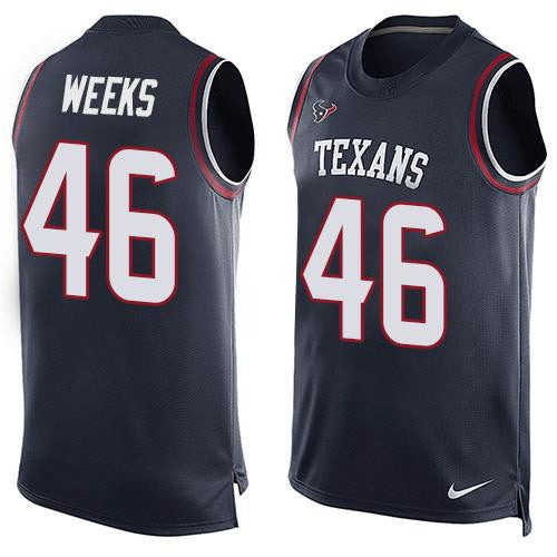 Jon Weeks Houston Texans navy Limited jersey