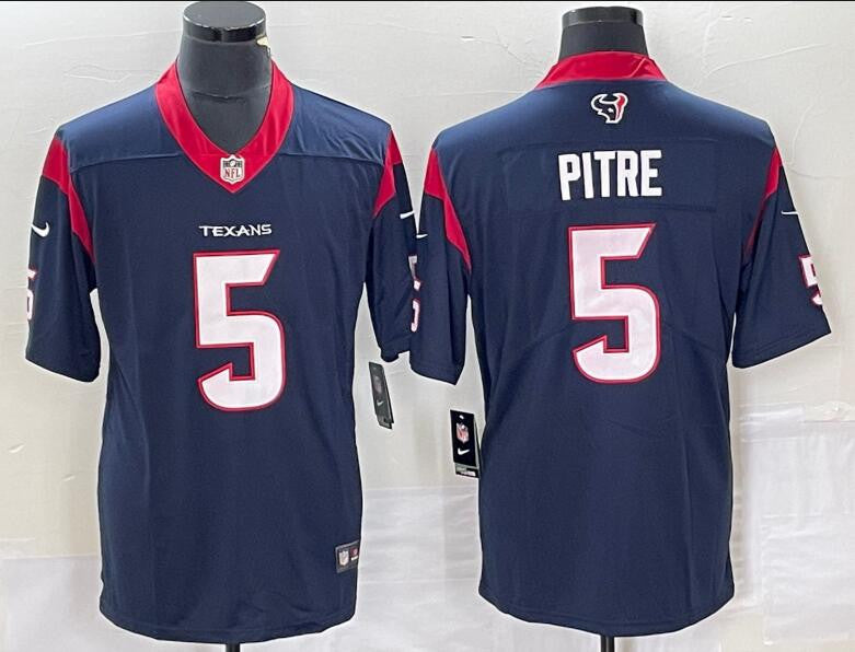 Jalen Pitre Houston Texans navy Vapor jersey