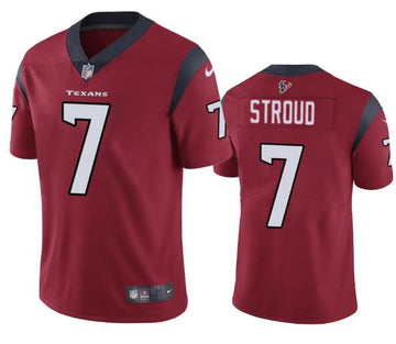 CJ Stroud Houston Texans red Limited jersey