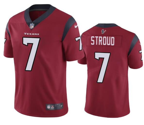 CJ Stroud Houston Texans red Limited jersey