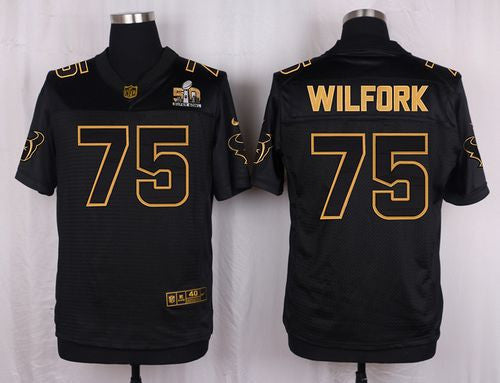 Vince Wilfork Houston Texans black Pro Line jersey